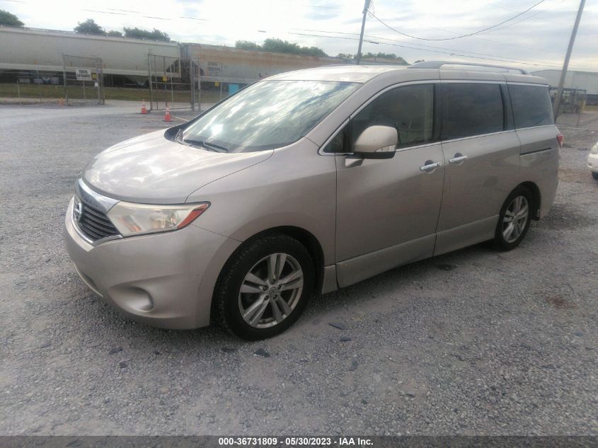 2013 NISSAN QUEST SL - JN8AE2KP2D9063876