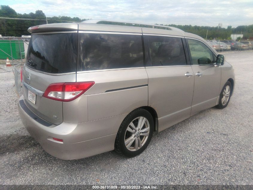 2013 NISSAN QUEST SL - JN8AE2KP2D9063876