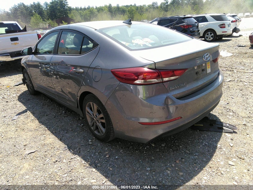 VIN 5NPD84LF4JH294394 2018 HYUNDAI ELANTRA SEL