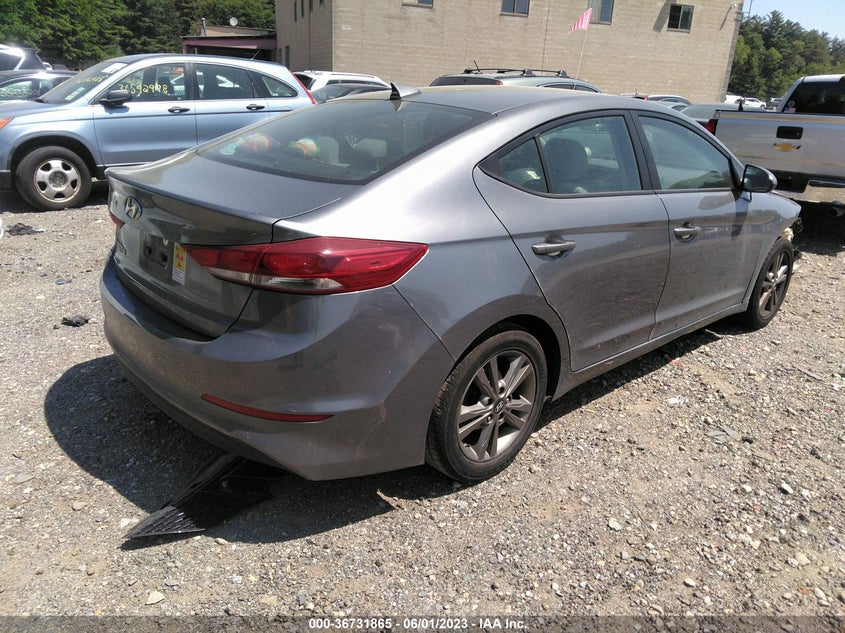 VIN 5NPD84LF4JH294394 2018 HYUNDAI ELANTRA SEL