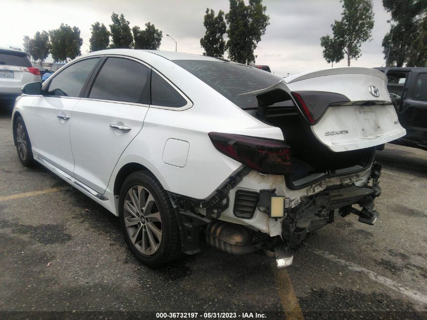 2016 HYUNDAI SONATA 2.4L SPORT - 5NPE34AF2GH279312