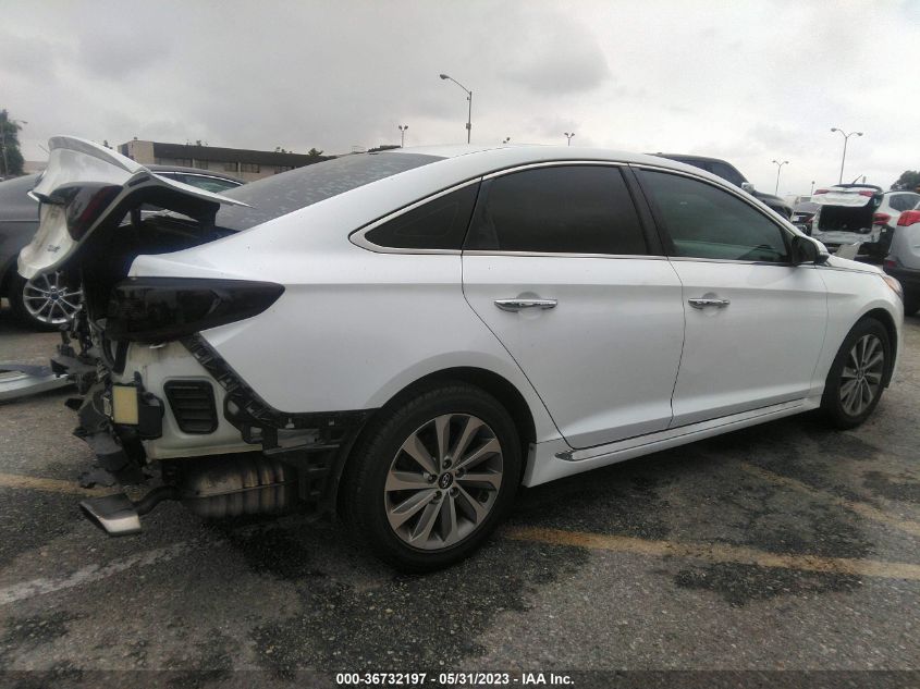 2016 HYUNDAI SONATA 2.4L SPORT - 5NPE34AF2GH279312