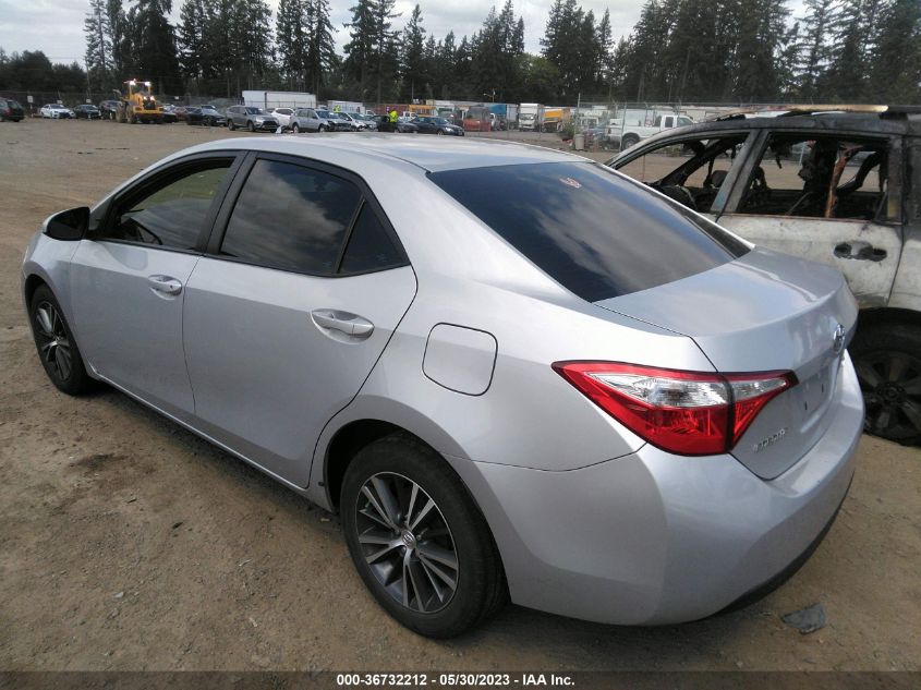 2016 TOYOTA COROLLA LE - 2T1BURHEXGC687246