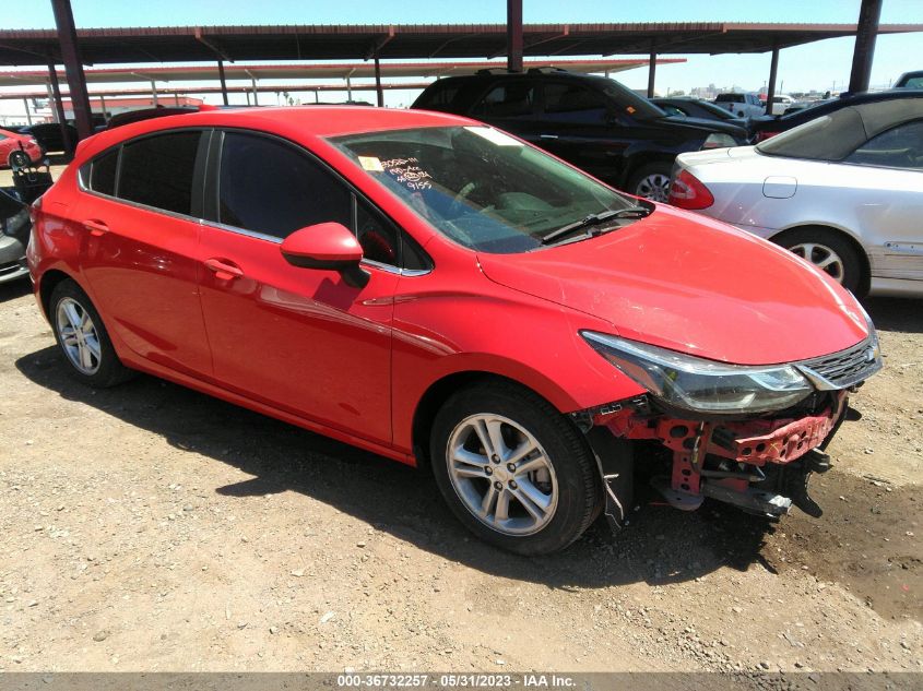 2017 CHEVROLET CRUZE LT - 3G1BE6SM9HS589155