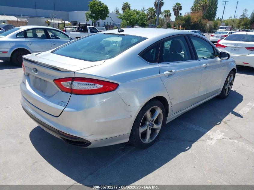 2013 FORD FUSION SE - 3FA6P0H95DR262911