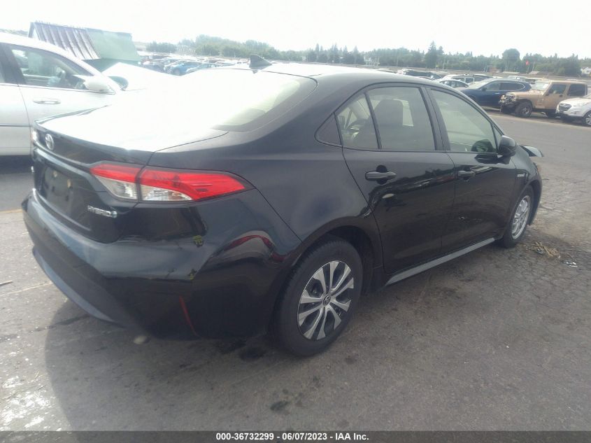 2021 TOYOTA COROLLA HYBRID LE - JTDEAMDE4MJ019814