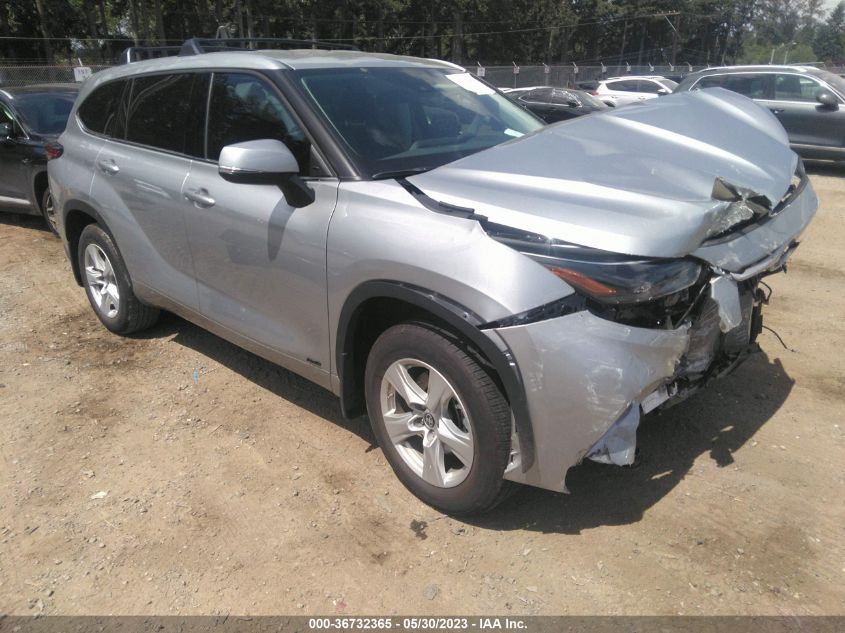 2022 TOYOTA HIGHLANDER HYBRID LE - 5TDBBRCH7NS561924