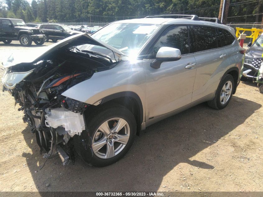 2022 TOYOTA HIGHLANDER HYBRID LE - 5TDBBRCH7NS561924