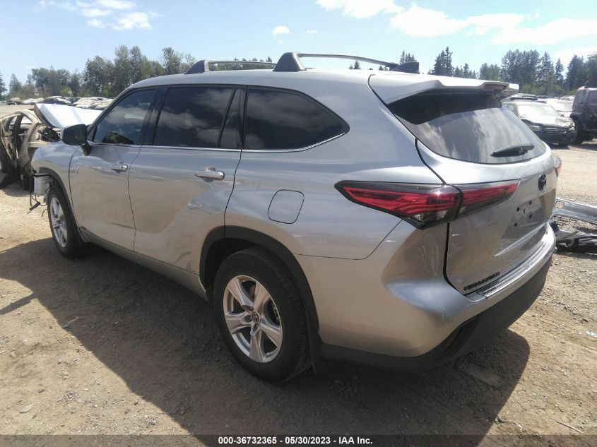 2022 TOYOTA HIGHLANDER HYBRID LE - 5TDBBRCH7NS561924