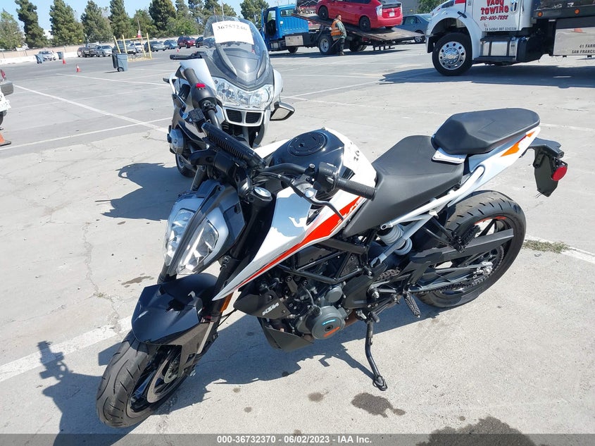 VIN MD2JPJ404NC272535 2022 KTM 390 DUKE