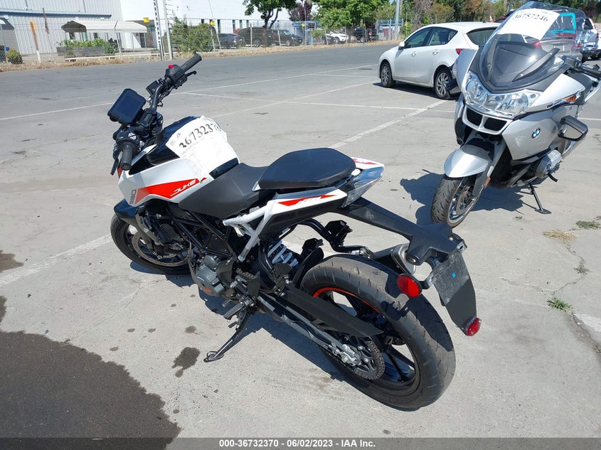VIN MD2JPJ404NC272535 2022 KTM 390 DUKE