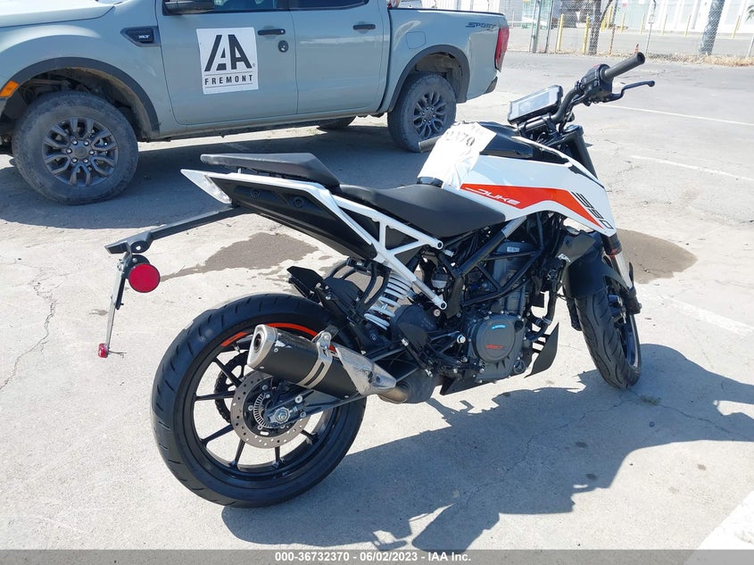 VIN MD2JPJ404NC272535 2022 KTM 390 DUKE
