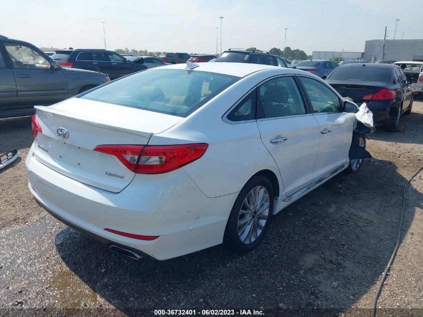 2015 HYUNDAI SONATA 2.4L LIMITED - 5NPE34AF7FH015226