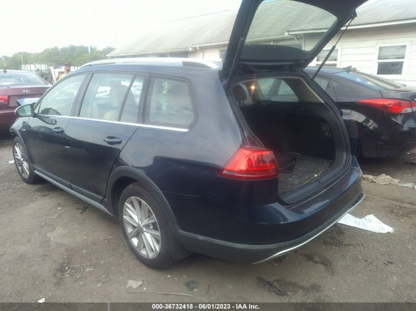 2017 VOLKSWAGEN GOLF ALLTRACK S/SE/SEL 3VWH17AU1HM520532