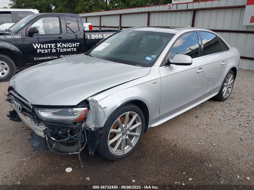 2014 AUDI A4 PREMIUM PLUS - WAUEFAFL3EN007267