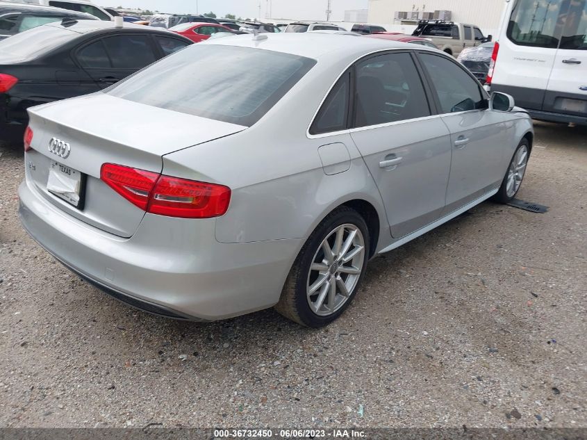 2014 AUDI A4 PREMIUM PLUS - WAUEFAFL3EN007267