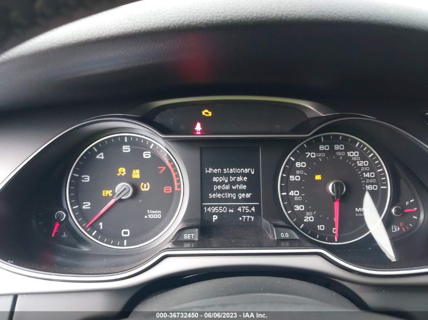 2014 AUDI A4 PREMIUM PLUS - WAUEFAFL3EN007267