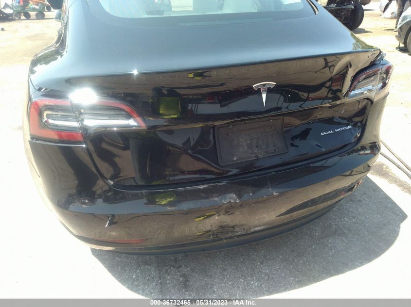 2019 TESLA MODEL 3 LONG RANGE/PERFORMANCE - 5YJ3E1EB6KF195380