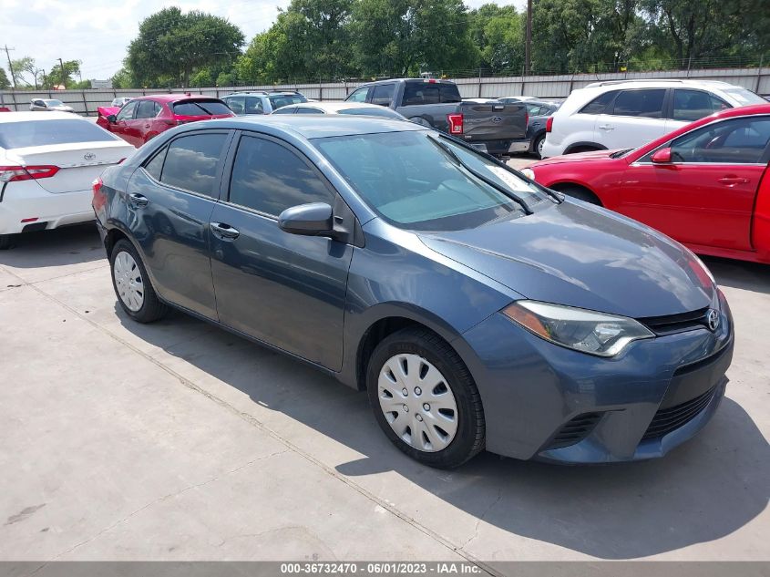 2014 TOYOTA COROLLA L/LE/S/S PLUS/LE PLUS - 5YFBURHE5EP077722