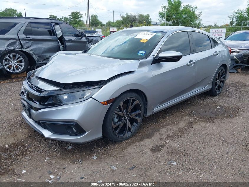 2020 HONDA CIVIC SEDAN SPORT - 2HGFC2F81LH580175