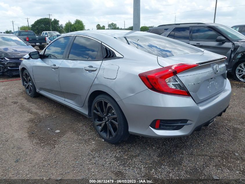 2020 HONDA CIVIC SEDAN SPORT - 2HGFC2F81LH580175