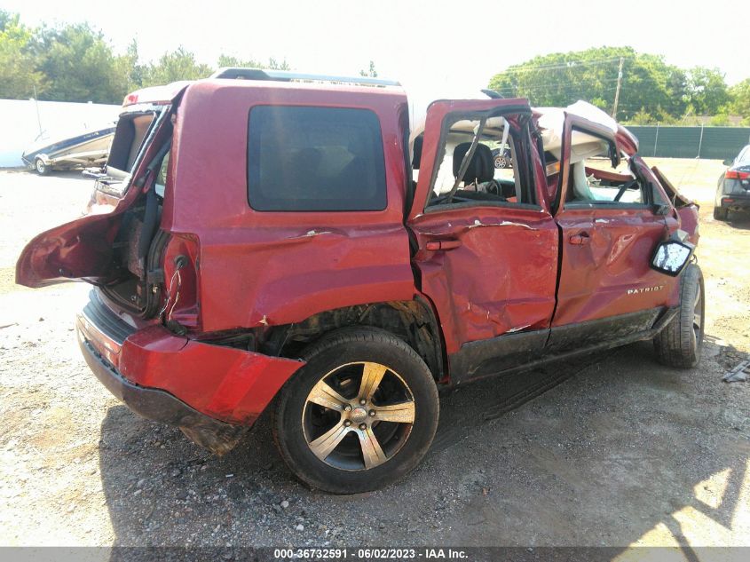 2016 JEEP PATRIOT HIGH ALTITUDE EDITION - 1C4NJRFB0GD695471