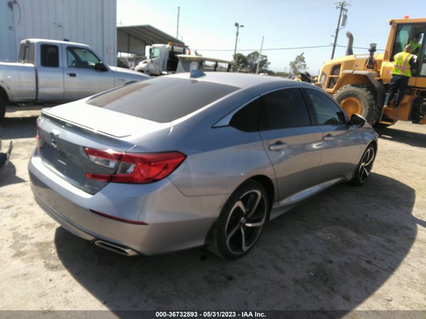2020 HONDA ACCORD SEDAN SPORT - 1HGCV1F37LA088535
