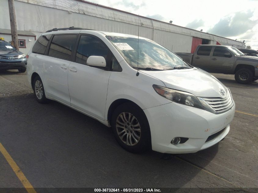 2014 TOYOTA SIENNA XLE/XLE AAS/LTD - 5TDYK3DC6ES463767