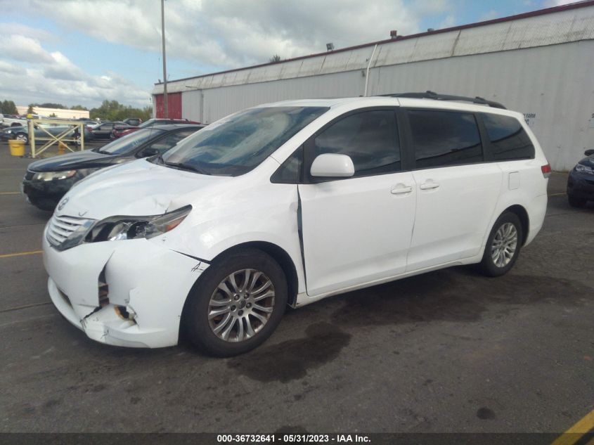 2014 TOYOTA SIENNA XLE/XLE AAS/LTD - 5TDYK3DC6ES463767