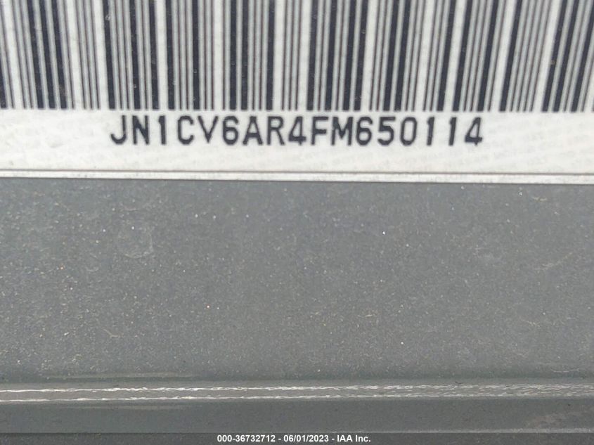 2015 INFINITI Q40 - JN1CV6AR4FM650114