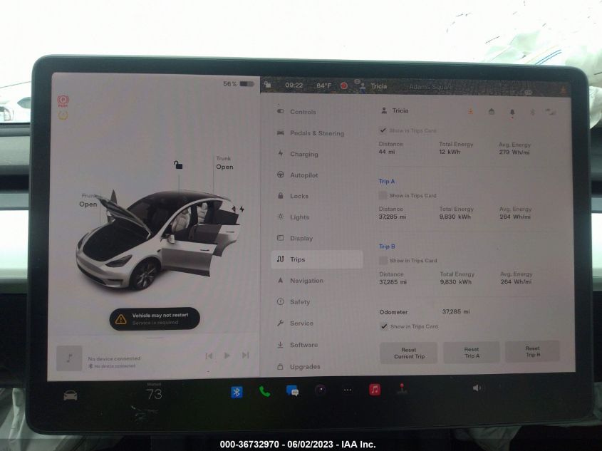 2021 TESLA MODEL Y LONG RANGE - 5YJYGDEE2MF197819