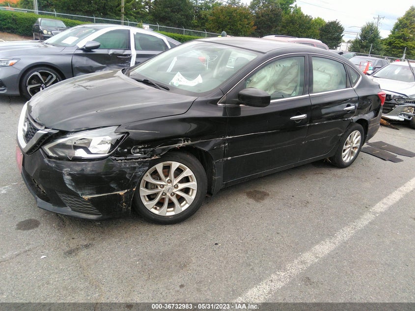 VIN 3N1AB7AP0KY290982 2019 NISSAN SENTRA SV