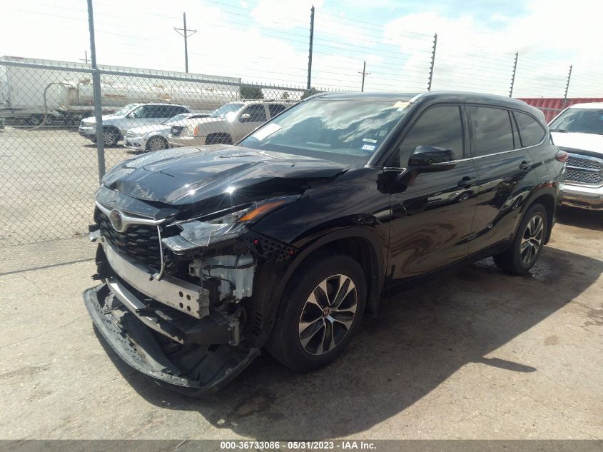 2020 TOYOTA HIGHLANDER XLE - 5TDGZRAH0LS022837