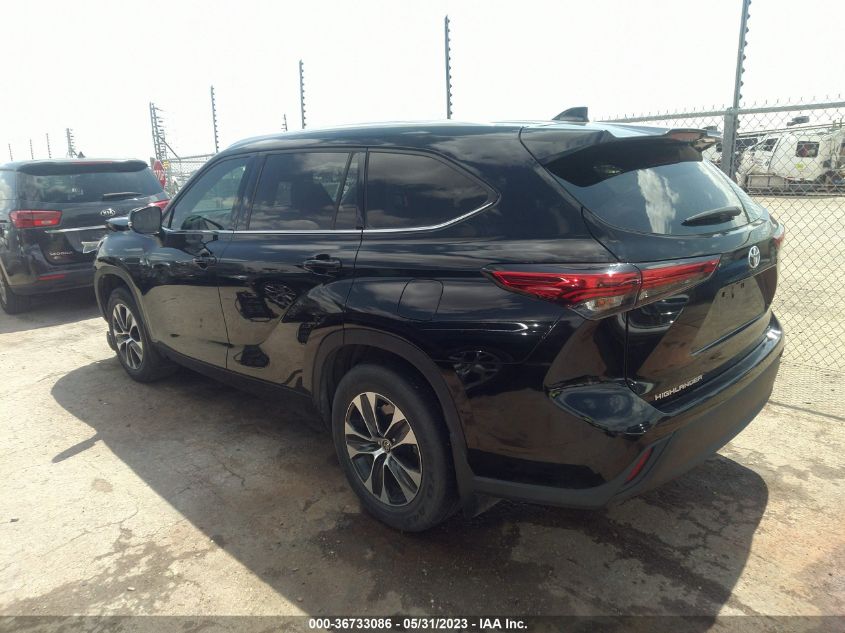 2020 TOYOTA HIGHLANDER XLE - 5TDGZRAH0LS022837