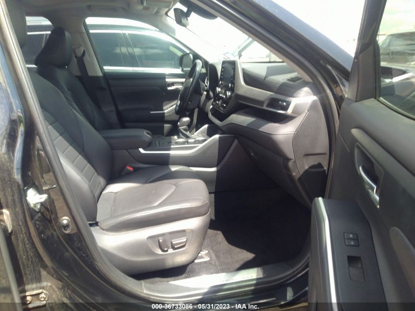 2020 TOYOTA HIGHLANDER XLE - 5TDGZRAH0LS022837