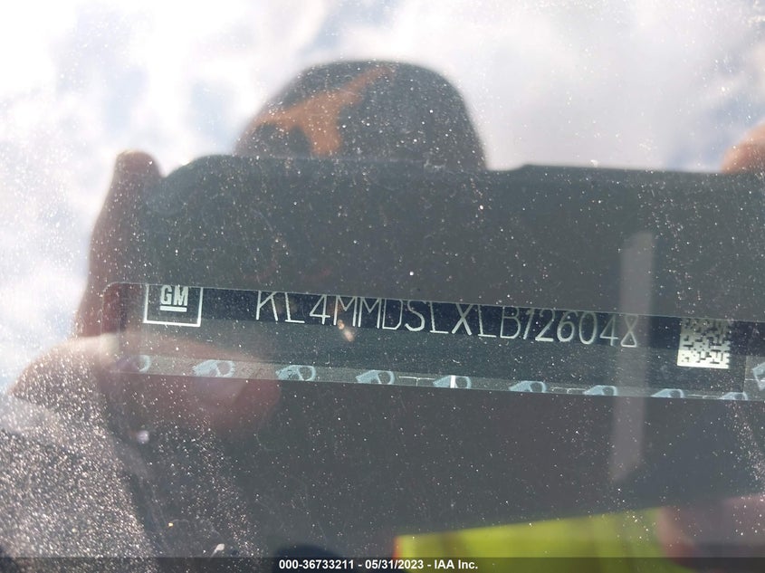VIN KL4MMDSLXLB126048 2020 BUICK ENCORE GX SELECT