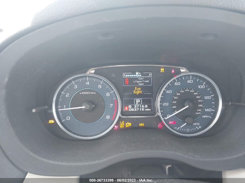 2015 SUBARU XV CROSSTREK LIMITED - JF2GPASC7F8320628