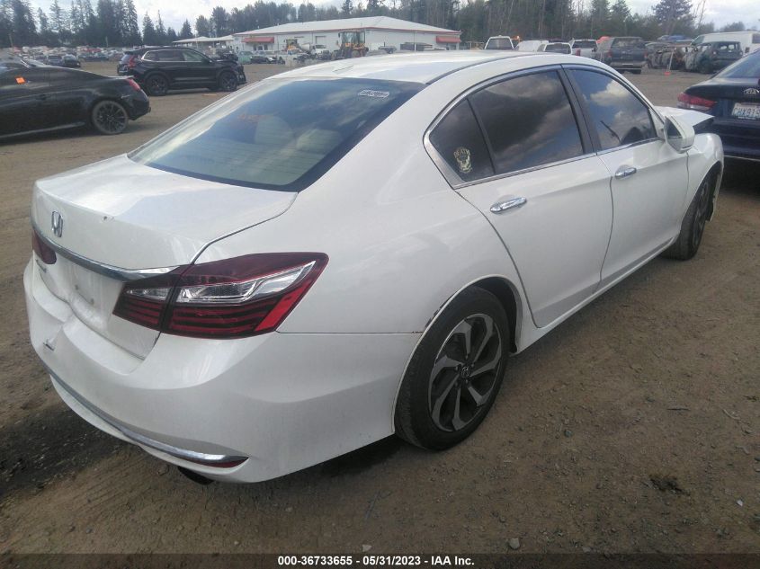 2017 HONDA ACCORD SEDAN EX - 1HGCR2F76HA031618