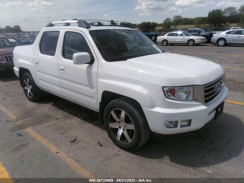 2014 HONDA RIDGELINE SE - 5FPYK1F64EB011663