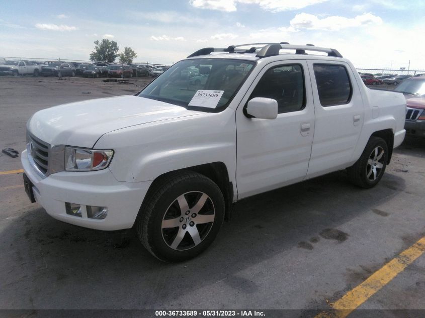 2014 HONDA RIDGELINE SE - 5FPYK1F64EB011663