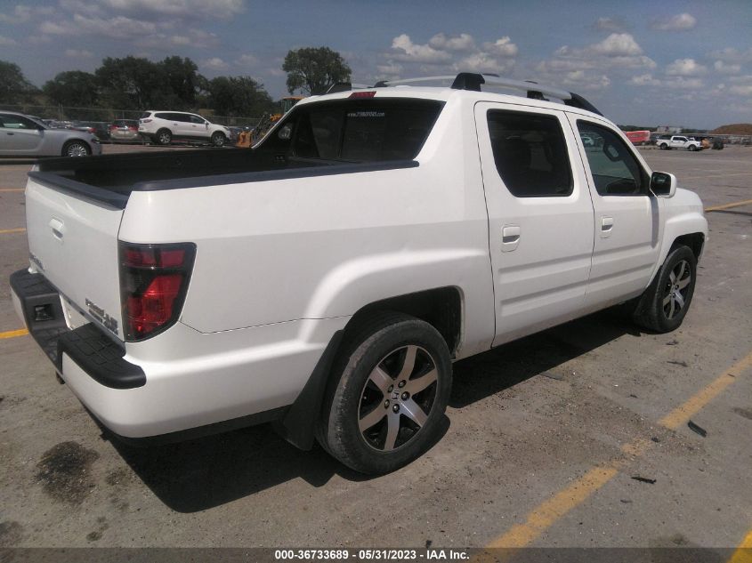2014 HONDA RIDGELINE SE - 5FPYK1F64EB011663