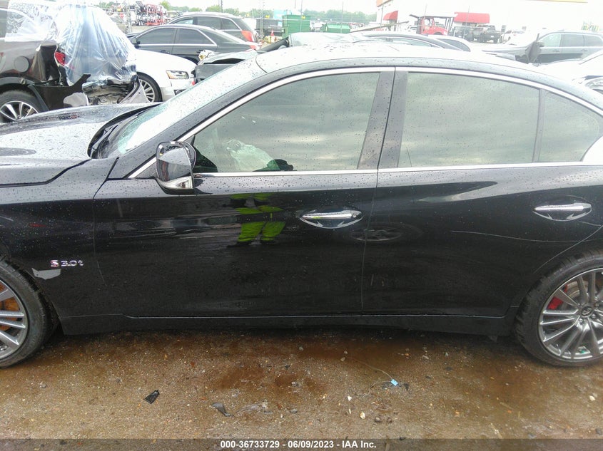 VIN JN1FV7AR0JM481284 2018 INFINITI Q50 RED SPORT 400