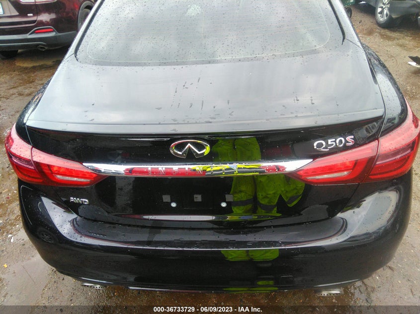 VIN JN1FV7AR0JM481284 2018 INFINITI Q50 RED SPORT 400