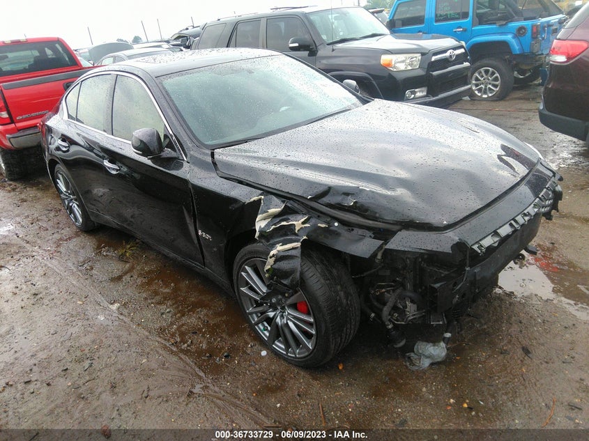 VIN JN1FV7AR0JM481284 2018 INFINITI Q50 RED SPORT 400