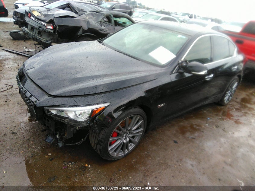 VIN JN1FV7AR0JM481284 2018 INFINITI Q50 RED SPORT 400