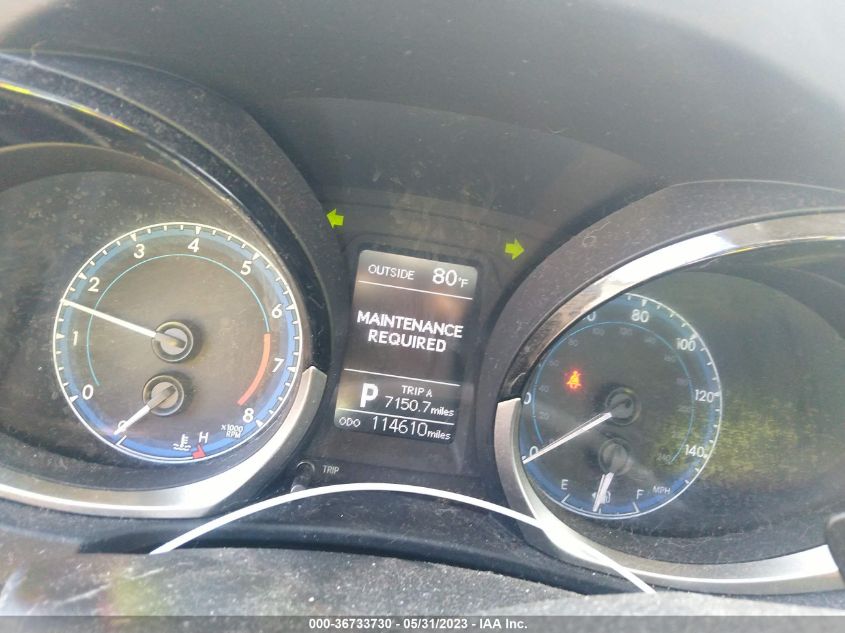 2014 TOYOTA COROLLA L/LE/S/S PLUS/LE PLUS - 2T1BURHE8EC019863