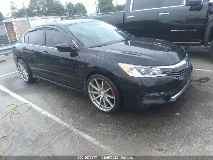 2016 HONDA ACCORD SEDAN SPORT - 1HGCR2F57GA166412