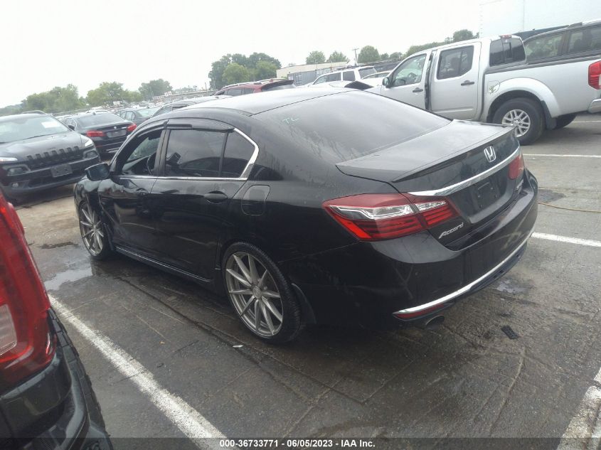 2016 HONDA ACCORD SEDAN SPORT - 1HGCR2F57GA166412