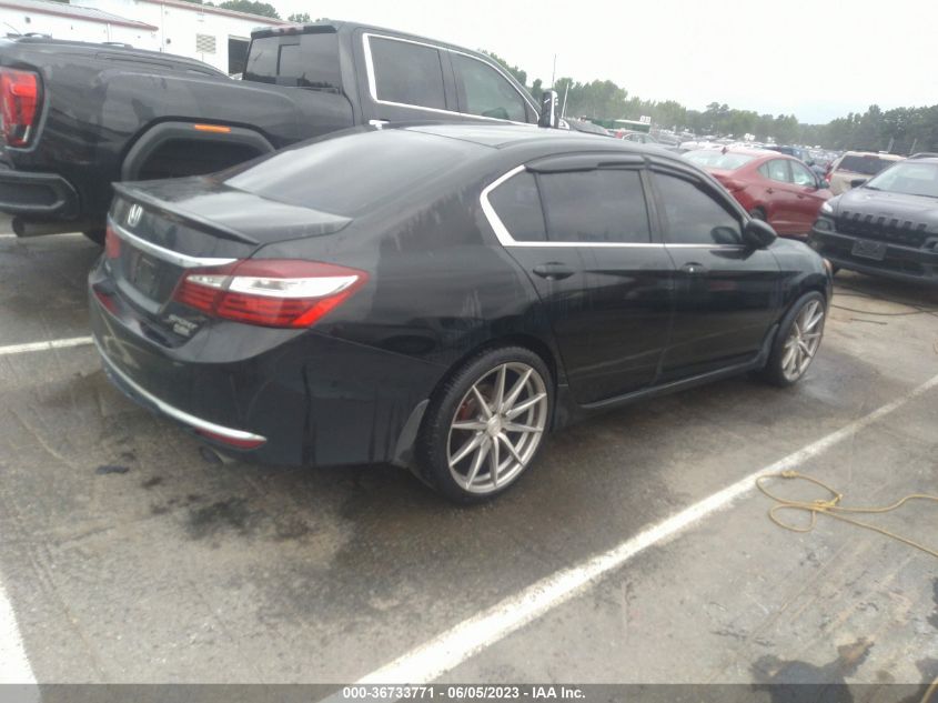 2016 HONDA ACCORD SEDAN SPORT - 1HGCR2F57GA166412