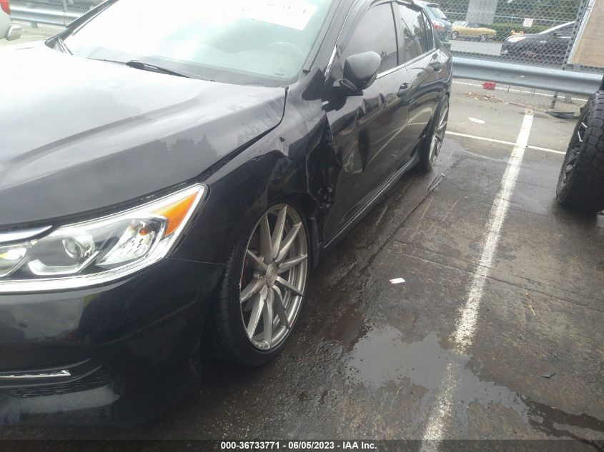 2016 HONDA ACCORD SEDAN SPORT - 1HGCR2F57GA166412